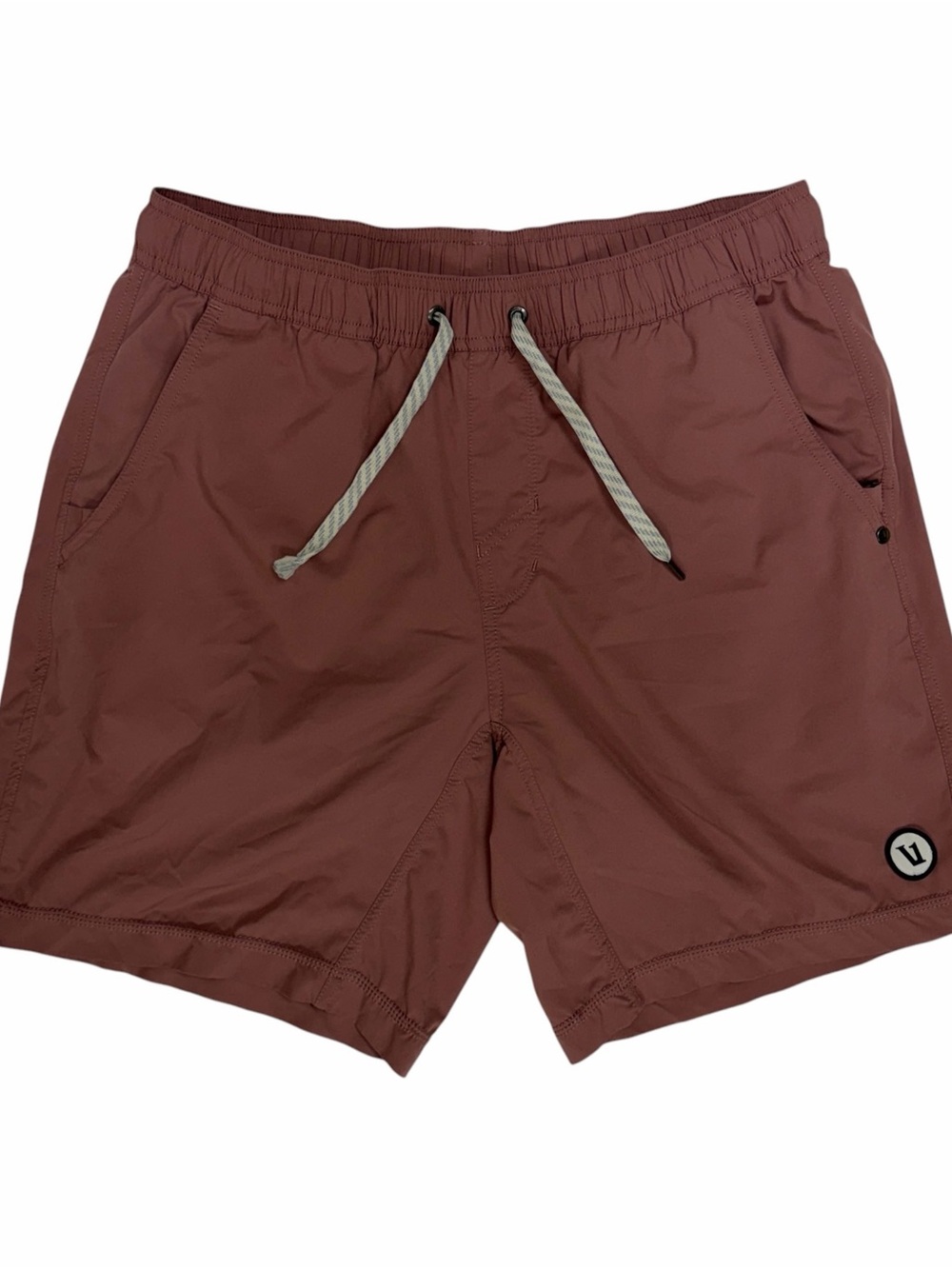 Vuori Kore Shorts Mens Large Red 7” Lined Athletic Hybrid Performance Gym Swim